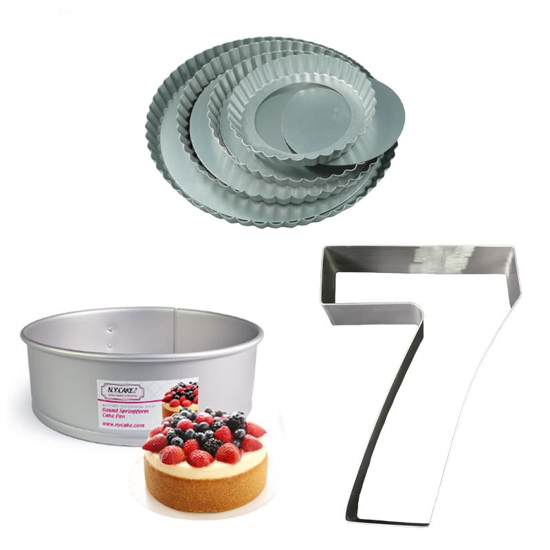 Cake Rings, Mousse Molds, Cheesecake, Tarts, Pies, Cooling Racks