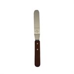 4 Inch Blade Angled Spatula w / Wooden Handle