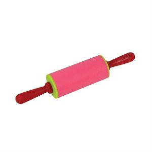 4 Inch Silicone Rolling Pin with Plastic Handles