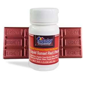 Sunset Red Liquid Effects Natural Food Color By TruColor 1.5 Ounce