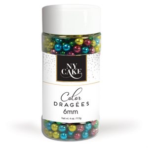 Multicolor Dragees 6 mm Size 