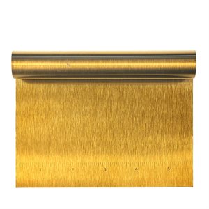 Premium Gold Bench Scraper / Cake Icing Smoother