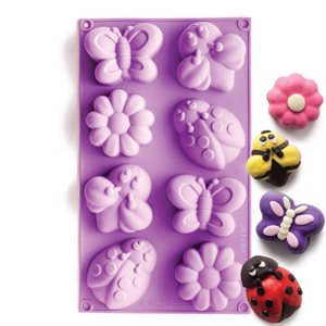Bee,Butterfly and Daisy Silicone Novelty Bakeware
