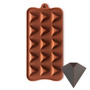 Pyramid Triangle Silicone Chocolate Mold