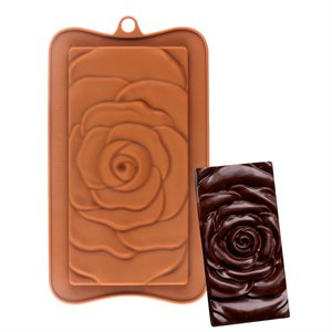 Blooming Rose Bar Silicone Chocolate Mold