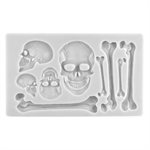 Large Skulls & Bones Silicone Mold