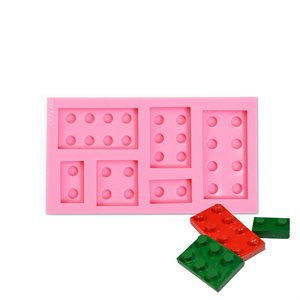 Brick,Block Silicone Mold (Lego) 6 Cavity