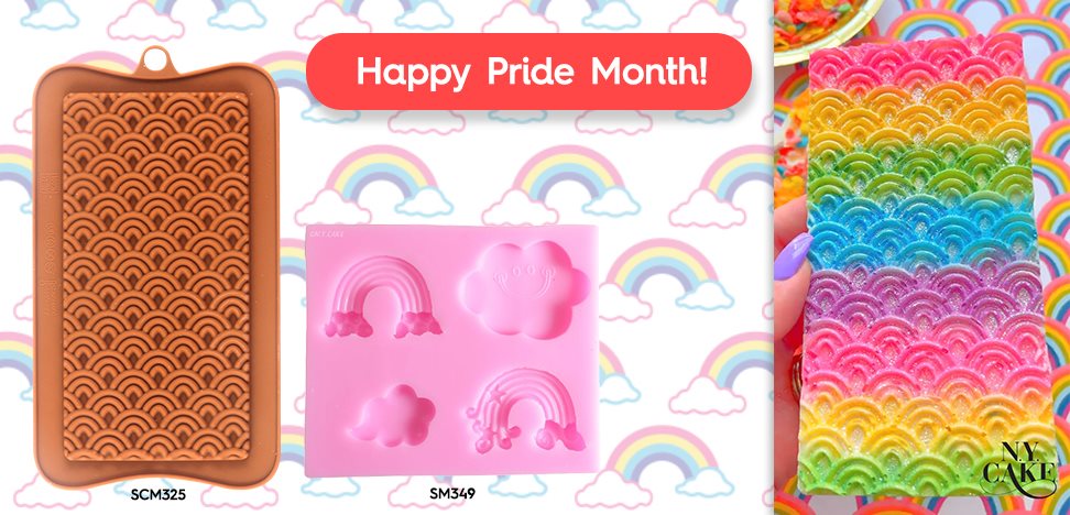 Rainbow Pride Month Baking Supplies
